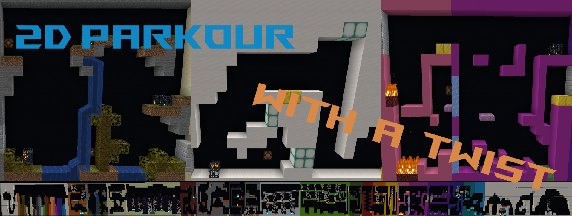 Descarca 2D Parkour With a Twist pentru Minecraft 1.16.1